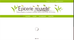 Desktop Screenshot of epicerienouvelle.com
